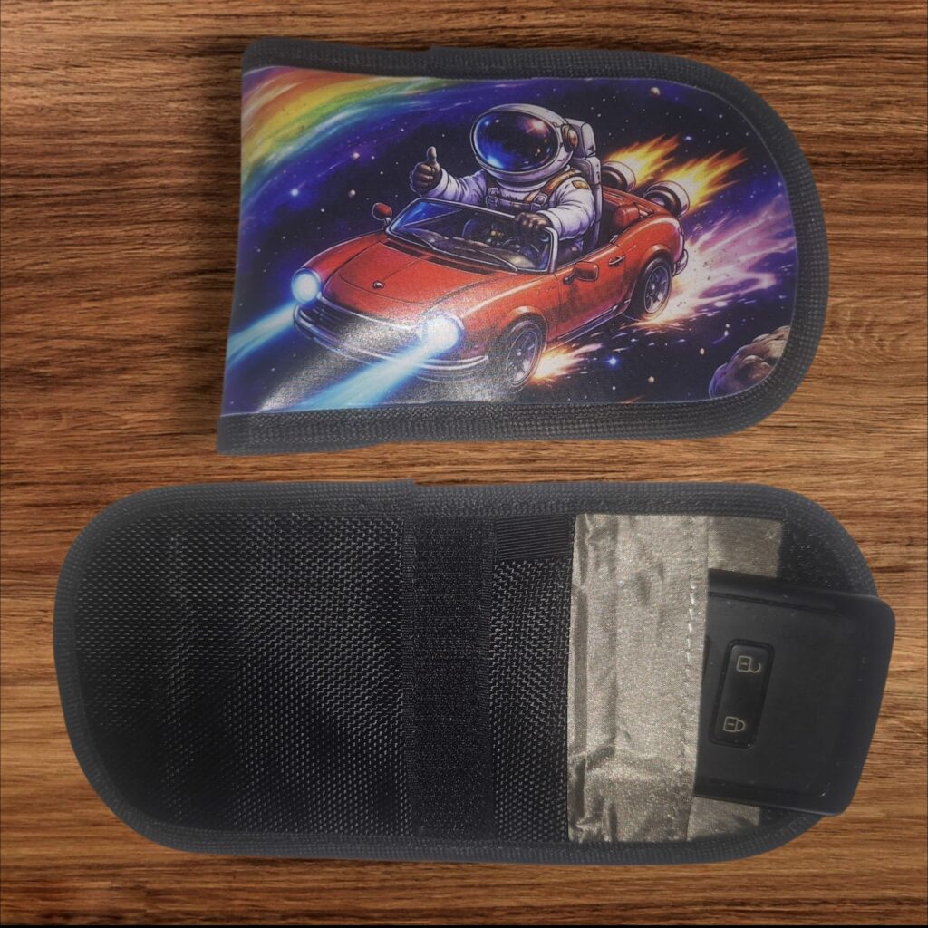 pochette à clé ou carte sans contact de voiture Faraday